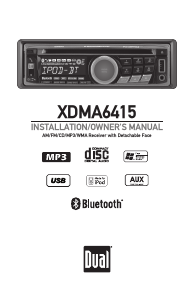 Manual Dual XDMA6415 Car Radio