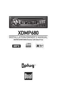 Handleiding Dual XDMP680 Autoradio