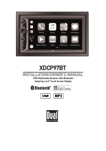 Manual Dual XDCP97BT Car Radio