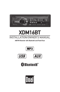 Manual Dual XDM16BT Car Radio