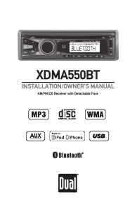 Handleiding Dual XDMA550BT Autoradio
