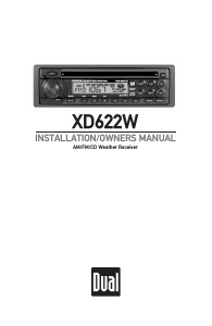 Manual Dual XD622W Car Radio
