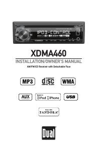 Manual Dual XDMA460 Car Radio