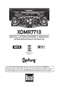 Manual Dual XDMR7710 Car Radio