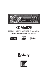 Handleiding Dual XDM6825 Autoradio