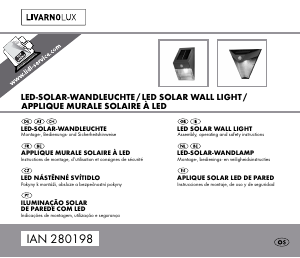 Manual LivarnoLux IAN 280198 Lamp
