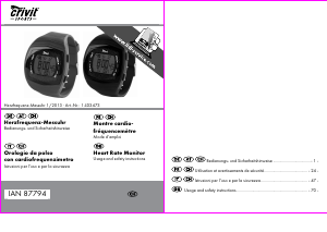 Handleiding Crivit 1-LD3473 Sporthorloge