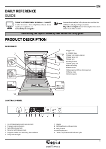 Manual Whirlpool WIC 3B16 Dishwasher