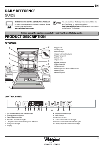 Manual Whirlpool WKCIO 3T123 PEF Dishwasher