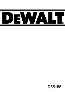 Manual DeWalt D55155 Compressor