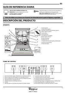 Manual de uso Whirlpool WFC 3C26 P X Lavavajillas