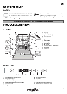 Manual Whirlpool WIC 3C24 PS E Dishwasher