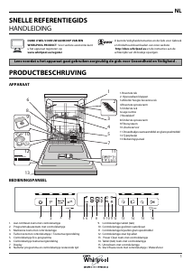 Handleiding Whirlpool WFO 3T123 6P X Vaatwasser