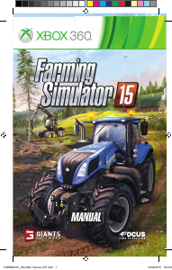 Manual Microsoft Xbox 360 Farming Simulator 15