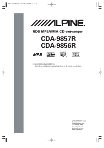 Handleiding Alpine CDA-9857R Autoradio
