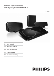 Manual Philips HTS6520 Home Theater System