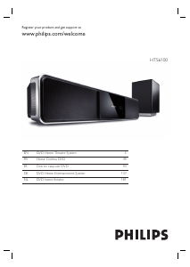 Manual Philips HTS6100 Home Theater System