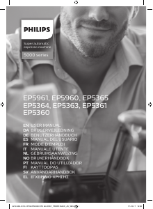 Brugsanvisning Philips EP5361 Espressomaskine
