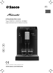 Manuale Saeco HD8861 Minuto Macchina per espresso