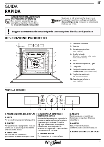 Manuale Whirlpool AKZ9 6240 NB Forno