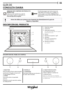 Manual de uso Whirlpool OAKZ9 500 P IX Horno