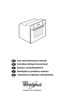 Manual Whirlpool AKZM 665/IX Oven