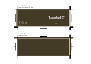 Руководство Timberland TBL.14783 Mascoma II Наручные часы