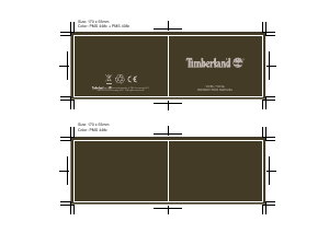 Manuale Timberland TBL.15416 Portsmouth Orologio da polso