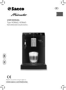 Manual Saeco HD8662 Minuto Espresso Machine
