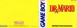 Manual Nintendo GameBoy Dr. Mario