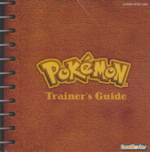 Handleiding Nintendo GameBoy Pokemon Blue