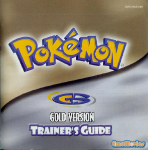 Handleiding Nintendo GameBoy Pokemon Gold