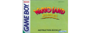 Manual Nintendo GameBoy Super Mario Land 3 - Wario Land