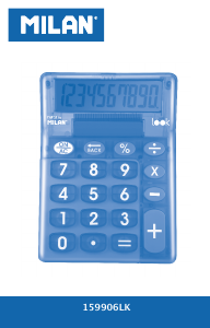Manual Milan 159906LK Calculator