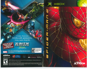 Manual Microsoft Xbox Spider-Man 2