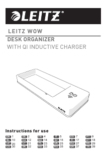 Bedienungsanleitung Leitz WOW Schreibtisch-Organizer