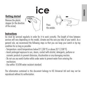 Handleiding Ice Watch ICE cosmos Horloge