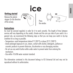 Handleiding Ice Watch ICE glam Horloge