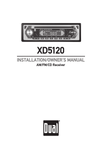 Manual Dual XD5120 Car Radio