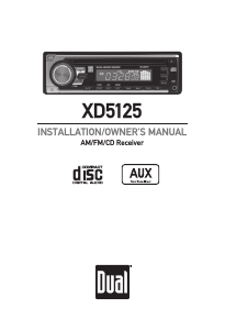 Handleiding Dual XD5125 Autoradio