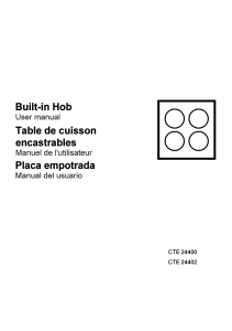 Mode d’emploi Blomberg CTE24402 Table de cuisson