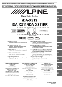 Handleiding Alpine iDA-X311RR Autoradio