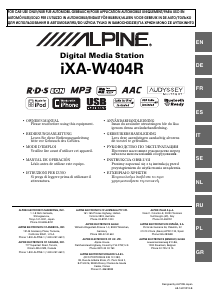 Handleiding Alpine iXA-W404R Autoradio