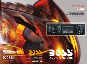 Manual Boss 612UA Car Radio