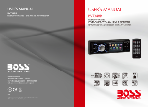 Manual Boss BV7348B Car Radio