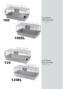 Manuál Ferplast 100 Kotec pro králíky