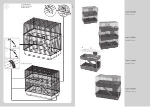 Manual Ferplast 100 Tris Rabbit Pen