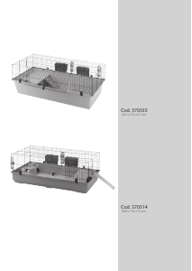 Kullanım kılavuzu Ferplast 160 Tavşan kafesi