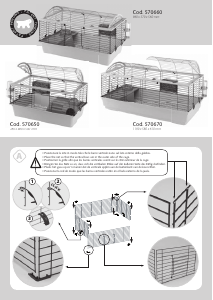 사용 설명서 Ferplast Casita 100 래빗 펜