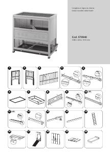 Manual de uso Ferplast Cottage Jaula de conejo